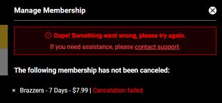 Cancelling my Brazzers Subscription : r/CustomerService .